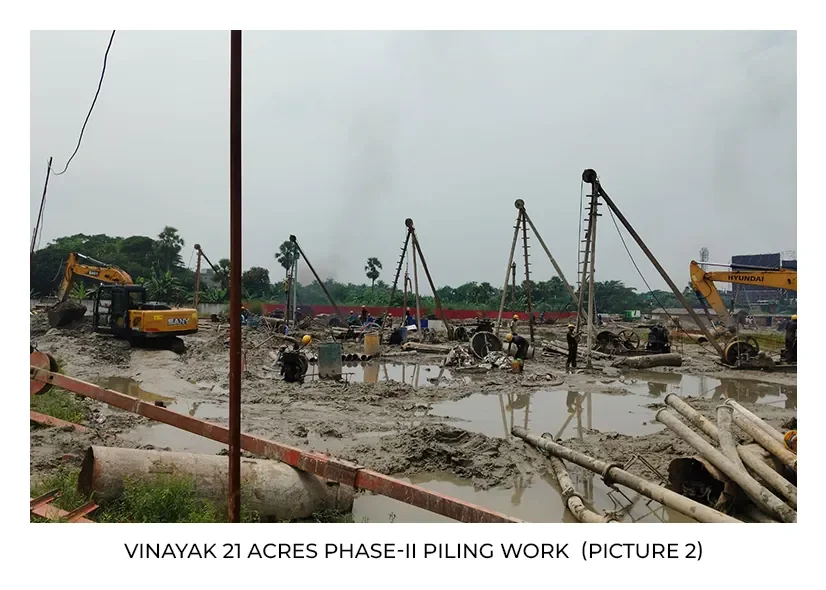Vinayak 21 Acres — Phase II piling work (picture 2)