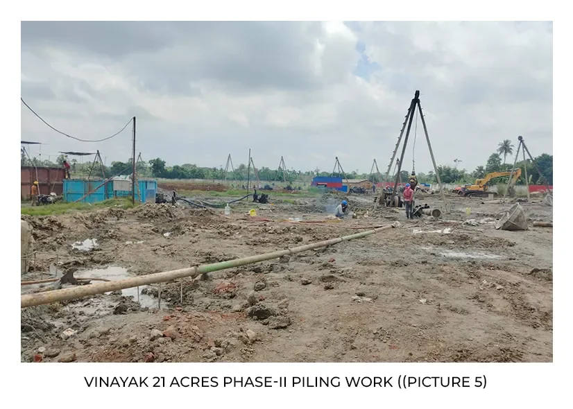 Vinayak 21 Acres — Phase II piling work (picture 5)
