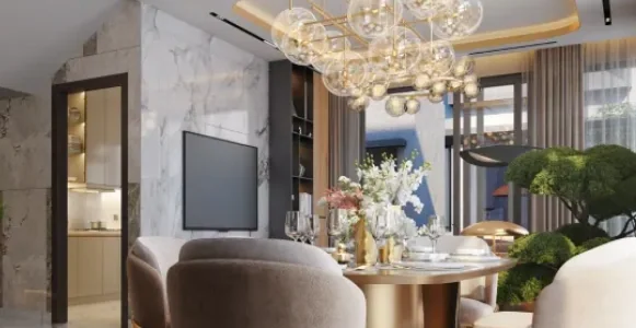 Villa dining area