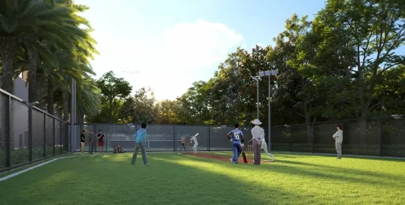 Open-air futsal ground